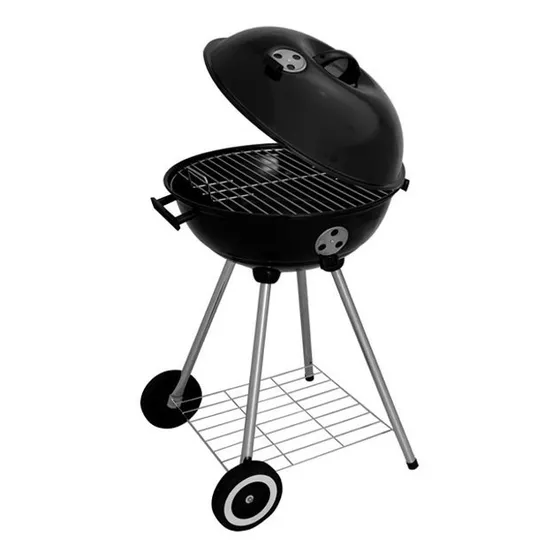 Parrilla Barbacoa Compacta Guarapari Mor Con Tapa 49x42x78cm