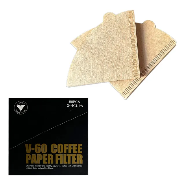 Filtros Papel Cafe X100 Para V60 N2 V02 Marron