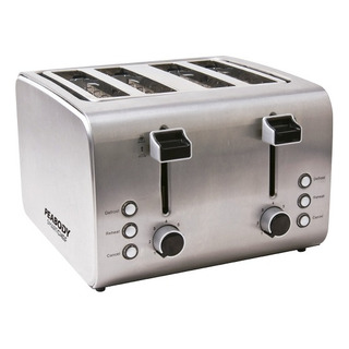 Tostadora Peabody Pe-t8520 1600 W De Acero 4 Panes 7 Niveles Tostadora Peabody Pe-t8520 1600 W De Acero 4 Panes 7 Niveles