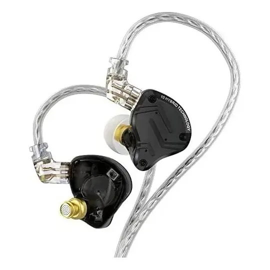 Audífonos Kz Zs10 Pro X Sin Micrófono Monitores In Ear Hifi ShenZhen YuanZe Electronics Negro | Cuotas sin interés