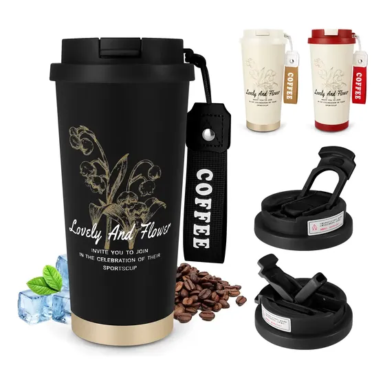Termo Para Cafe Mug Vaso Termico 530ml Sellable Inoxidable