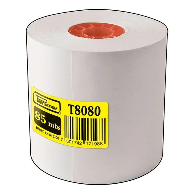 5 Pzas Rollo Termico Printaform Rt8080 80 X 85 Mts. C/3