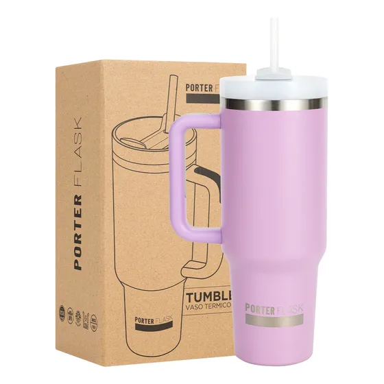One2go FIRE 40 Vaso Termico Mug Tumbler 1,2L Inoxidable Frio Calor Color Lila