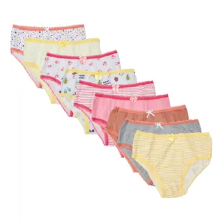 Kit 9 Calcinhas Infantil Menina Lobinha Estampada Lupo Kit 9 Calcinhas Infantil Menina Lobinha Estampada Lupo