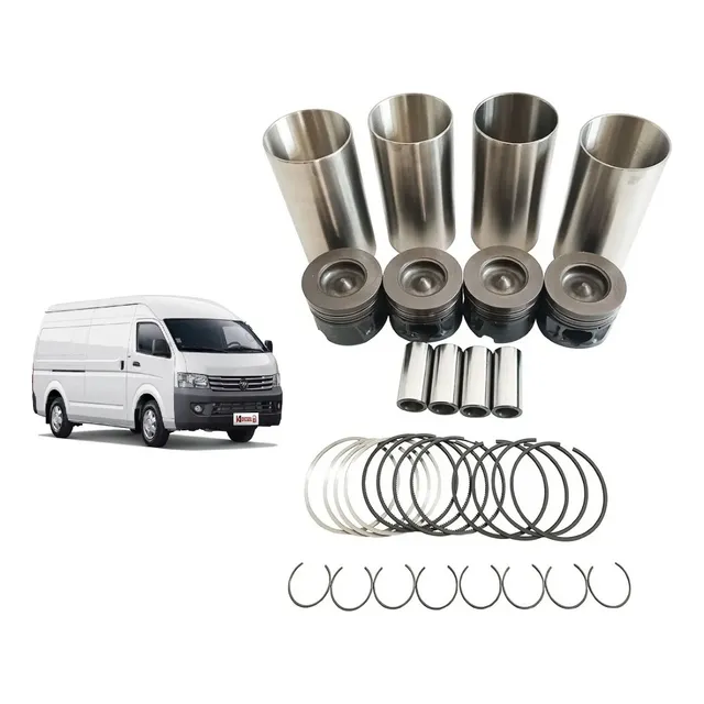 Kit Pistones + Anillos Y Camisas Foton K1 2.8 Isf Cummins