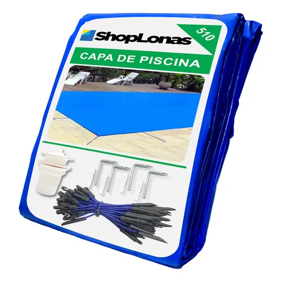 Lona Para Piscina Segurança + Térmica Cobertura 6,5x3,5 Mts