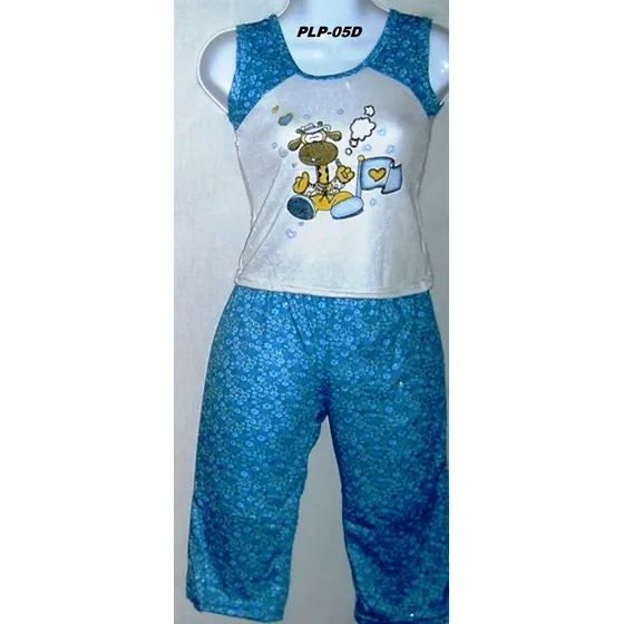 Ropa Dormir Pijamas Niñas Pantalón Largo Franela Tiritas