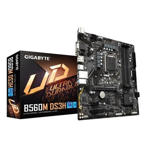 Motherboard B560m Ds3h V2 Gigabyte Intel S1200 10ma 11va Color Negro