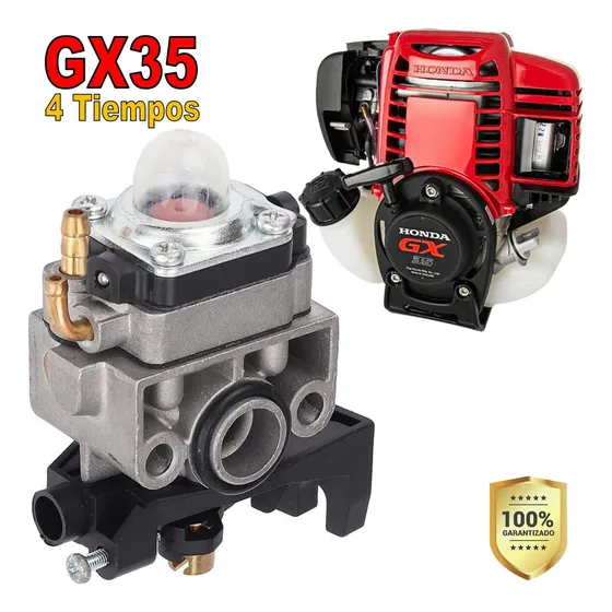 Repuesto Carburador Gx35 Para Motor 1.3 Hp De 4 Tiempos