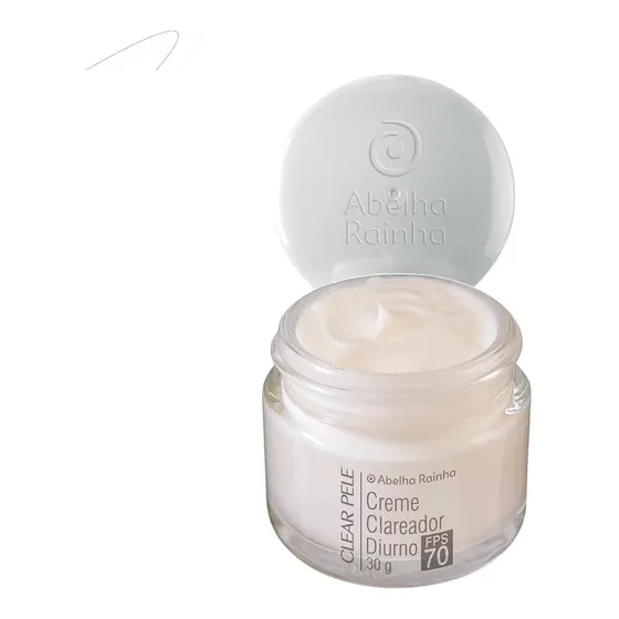 Creme Facial Clareador Dia Fps 70 Clear Pele Abelha Rainha