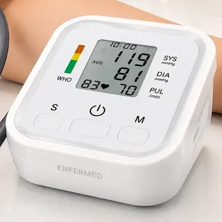 Medidor De Pressão Aparelho Portátil Automático Com Voz Uso Doméstico Enfermed Oficial