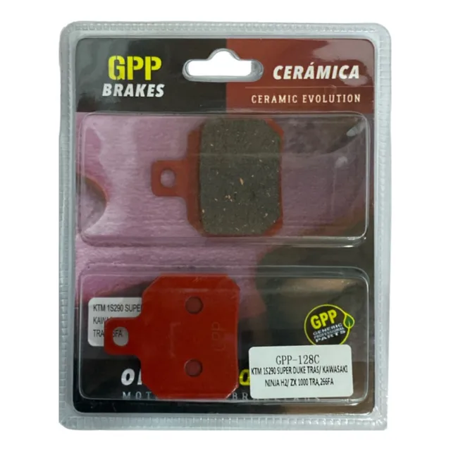 Pastilla Freno Benelli Rk6 Trek Y Tnt  Marca Gpp De Ceramica