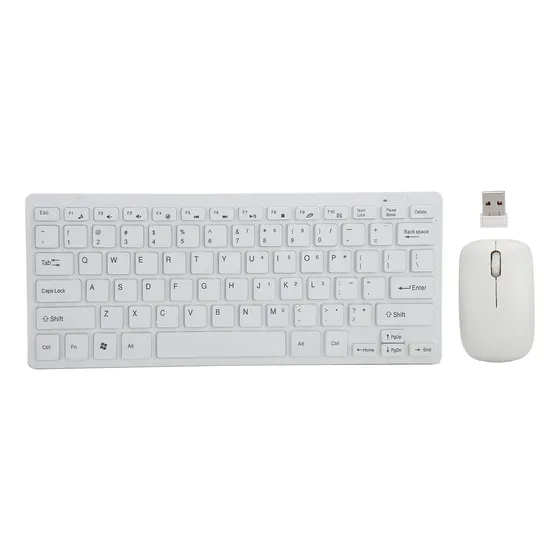 Teclado Mouse Inalambrico Combo 2.4g Control Remoto Ft
