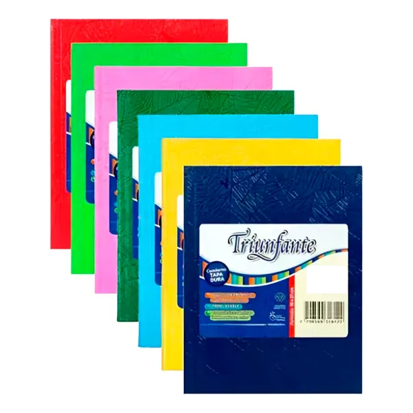Cuaderno Triunfante 123 Abc 19x24 100 Hojas Cuadric Delmy