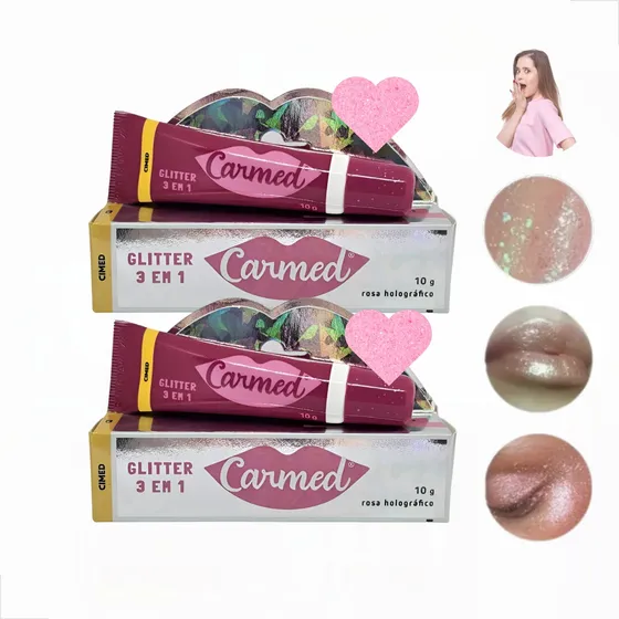Kit 02un Hidratante Carmed 3 Em 1 Labial Lançamento 10g