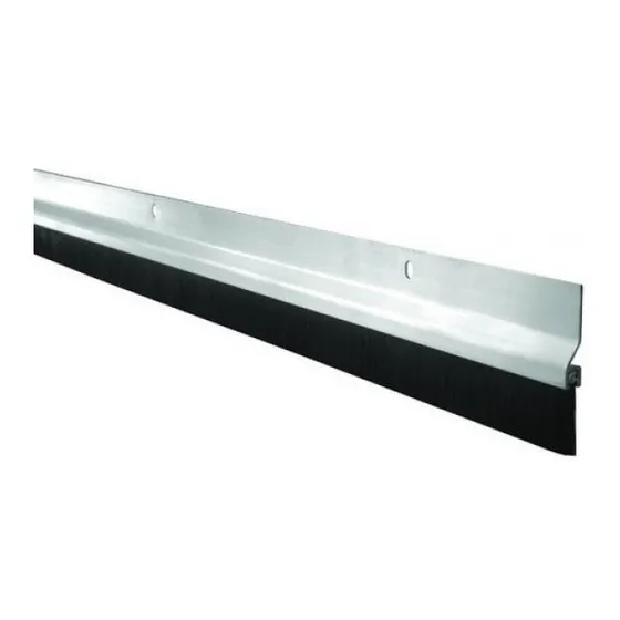Zócalo Aluminio  Con Goma Para Puertas 0.90mt
