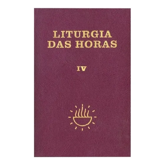 Livro Liturgia Das Horas Vol. 4 Encadernado Tempo Comum Breviário Igreja