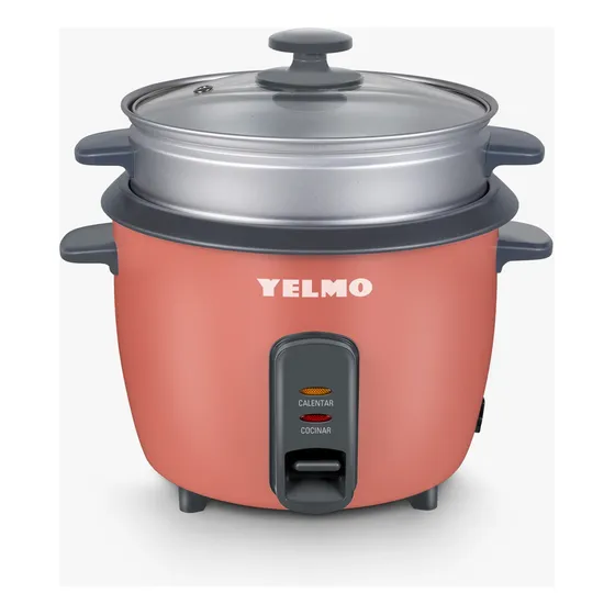 Arrocera Eléctrica Yelmo Ar-9801 1.8l Cocción Vapor Color Gris/rojo Frecuencia 50hz