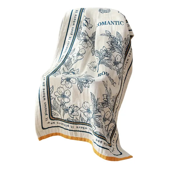 Toalla De Playa Tejida Throw Blanket Pareo Algodón 80x160