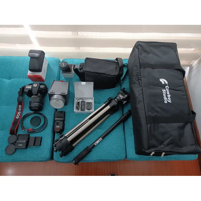 Canon Eos 60d Dslr Color Negro Mas Kit Completo Fotografia