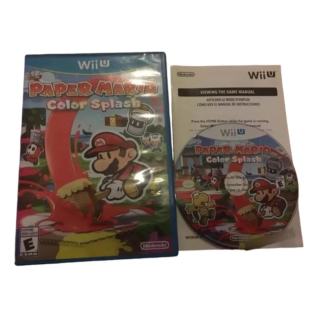 Paper Mario Color Splash Wii U (Reacondicionado)