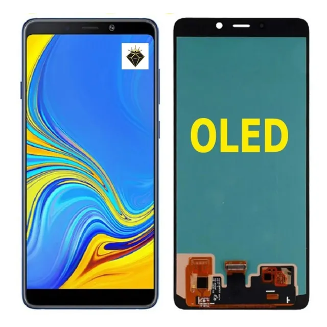 Tela Touch Display Compatível Galaxy A9 2018 A920 Oled Preto