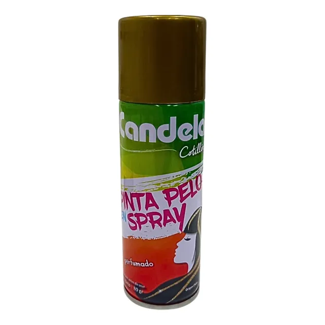 Pintura Pelo X  Un. En Aerosol Lavable Pinta Pelo Cotillón