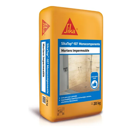 Sikatop 107 Monocomponente Mortero Impermeable 20 Kg