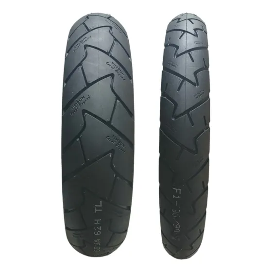 Llantas Delantera/trasera Para Moto Timsun Ts-659 Sin Cámara 120/80-18 62h + 90/90-21 54h