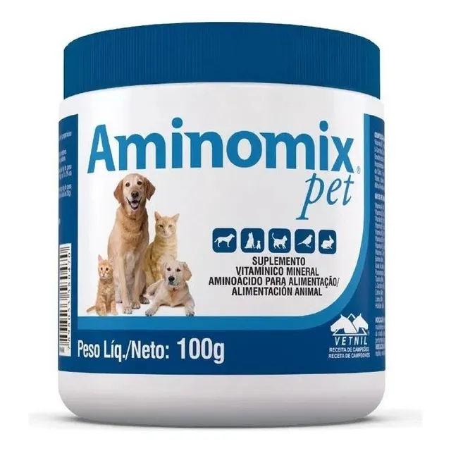 Suplemento Perros Y Gatos Aminomix Pet 100 G