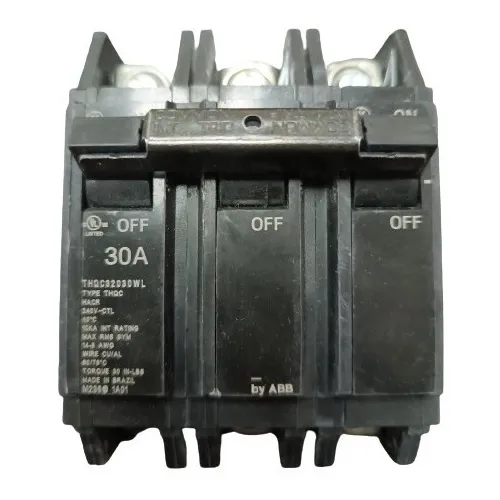 Breaker 3x30 Amp. General Electric Tqc O Thqc Superficial. 