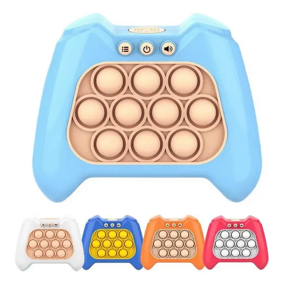 Juego Sensorial Electrico Popit Juguete Antiestres Quickpush Multicolor