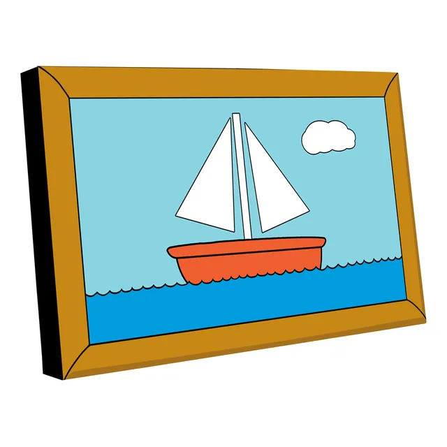 Cuadro Decorativo En Canvas Premium Los Simpson 40x25