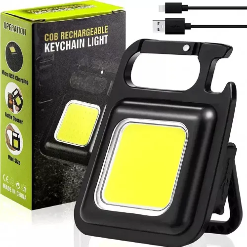 Linterna Táctica, Minillavero Led, Mosquetón, Para Acampar