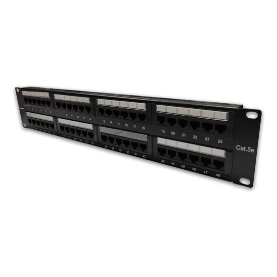Patch Panel 48 Puertos Lanpro Cat 5e Certificados Originales