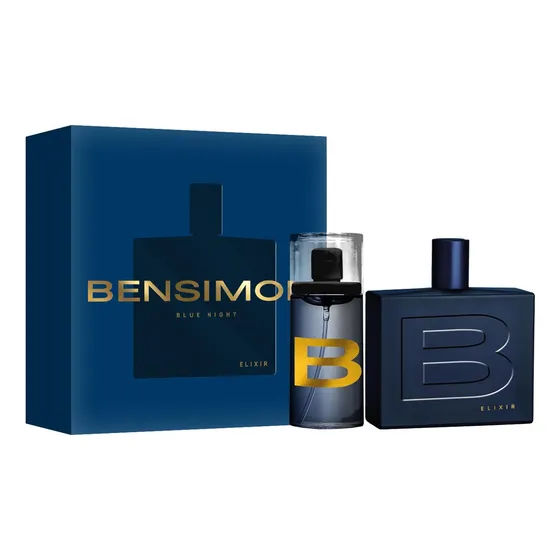 Perfume Hombre Bensimon Blue Night Elixir Parfum 100ml Set