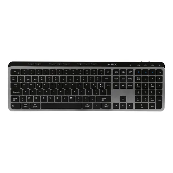Teclado Multidispositivo Inalámbrico Inspire Krea Ti755