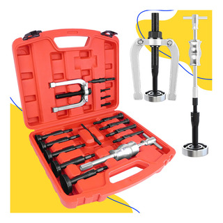 Aranaro Extractor De Baleros Bowoshen Juego De Herramientas Para Extractores Interno Herramienta De Extracción De Cojinetes Bujes Interiores De Inserción Con Martillo Deslizante 16 Piezas Aranaro Extractor De Baleros Bowoshen Juego De Herramientas Para Extractores Interno Herramienta De Extracción De Cojinetes Bujes Interiores De Inserción Con Martillo Deslizante 16 Piezas