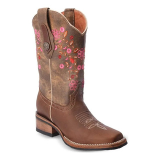 Bota Tipo Vaquera Piel Café Andrea Mujer 2755403 Bota Tipo Vaquera Piel Café Andrea Mujer 2755403