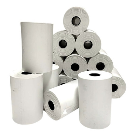 Aloform 30 Bobinas Térmicas 80x40 Cor Branco 48 G Aloform 30 Bobinas Térmicas 80x40 Cor Branco 48 G