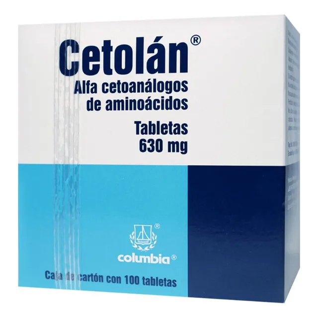 Cetolan 630 Mg 100 Tabletas