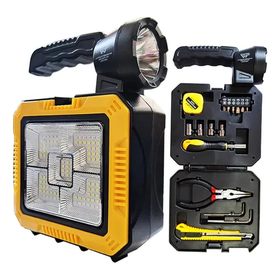 Refletor Luz Led 500w Com Carregamento Solar Cor Da Carcaça 