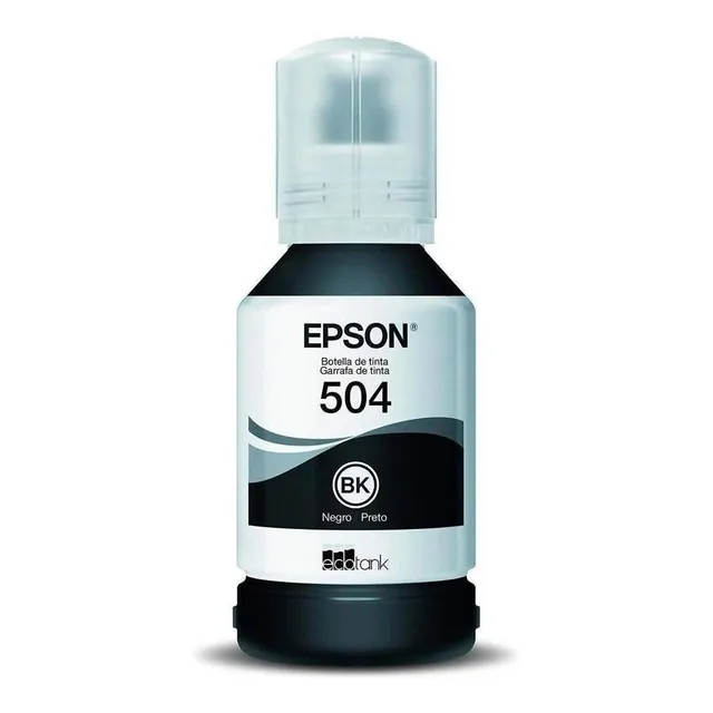 Cartucho De Tinta Original Epson T504 Negro 127ml Serie L