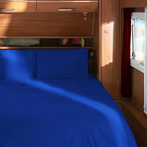 Mellanni Cortas Hojas De Reina Para Rv Camper - Doble Bl7le