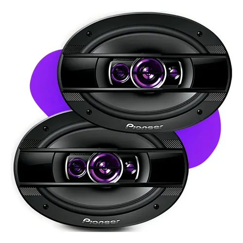 Alto-falantes automáticos Pioneer 6x9 6977 de 4 vias e 650 w