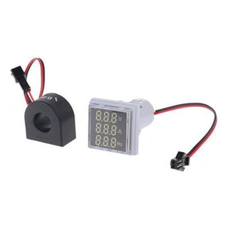 3x Led Voltímetro Amperímetro 3 En 1 Hertz Medidor De 3x Led Voltímetro Amperímetro 3 En 1 Hertz Medidor De