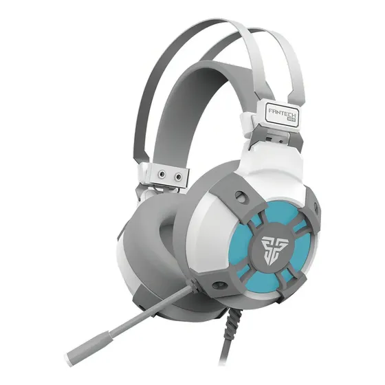 Audífonos Gamer Fantech Hg11 Space Edition 7.1 Rgb Usb Color Blanco