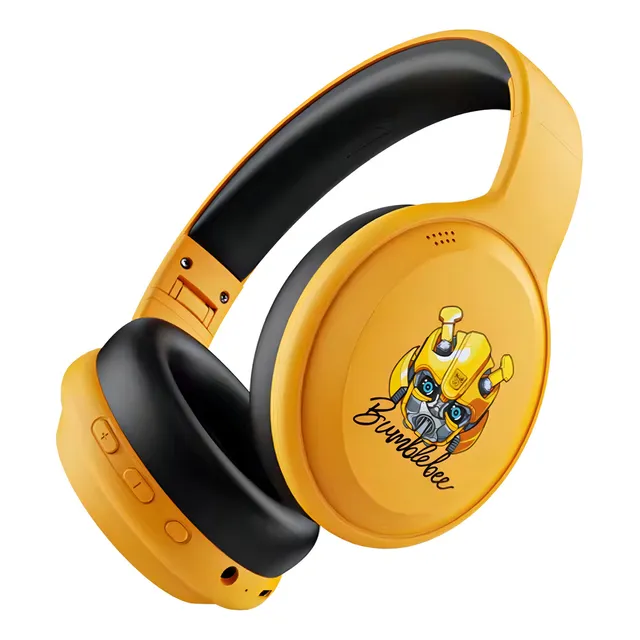 Audífonos Inalámbricos Transformers Tf-g06 Bluetooth Color Amarillo