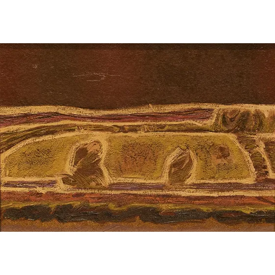 Juan Doffo - Oleo Original - Paisaje Serrano - Certificado