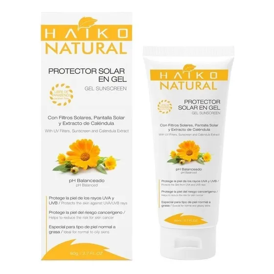 Protector Solar En Gel X 80 Ml Haiko Natural